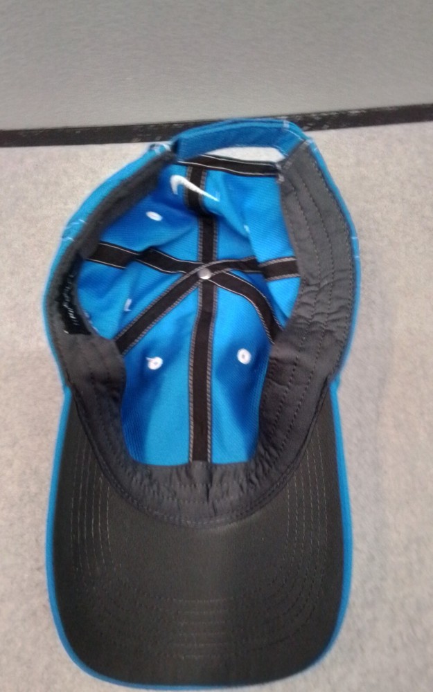 Nike Golf Baseball Hat White Stitching Blue Hat Adjustable Hook N' Loop Closure
