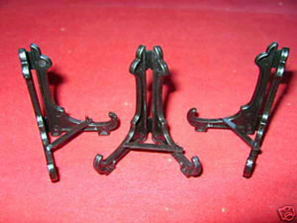 *5 Easel Type 3" Black Display Stand Seashell Seashells Shells Sun Catcher