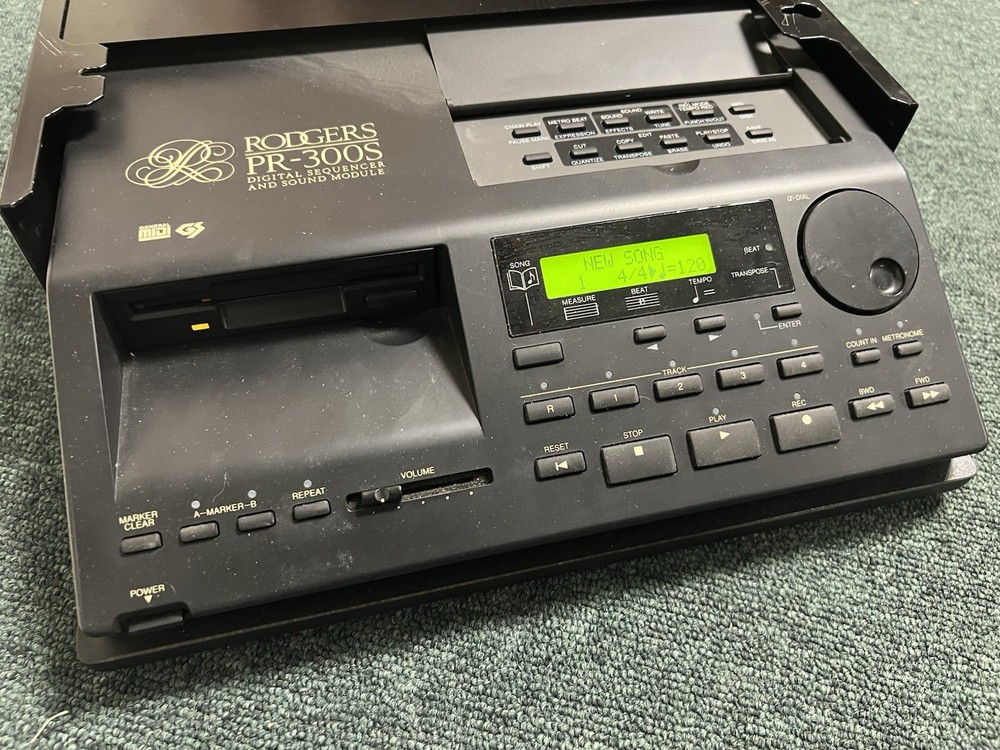 Rodgers PR-300S Sequencer/Sound Module W/Mounting Bracket AS-IS