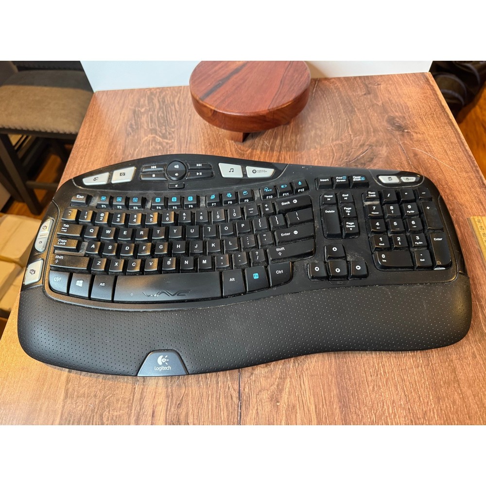 Logitech K350 Wave Wireless Ergonomic Keyboard No USB Receiver