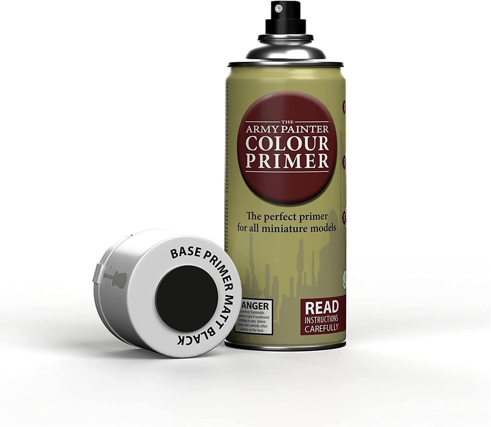 Matte Black Primer Spray Paint 400ml Acrylic Undercoat