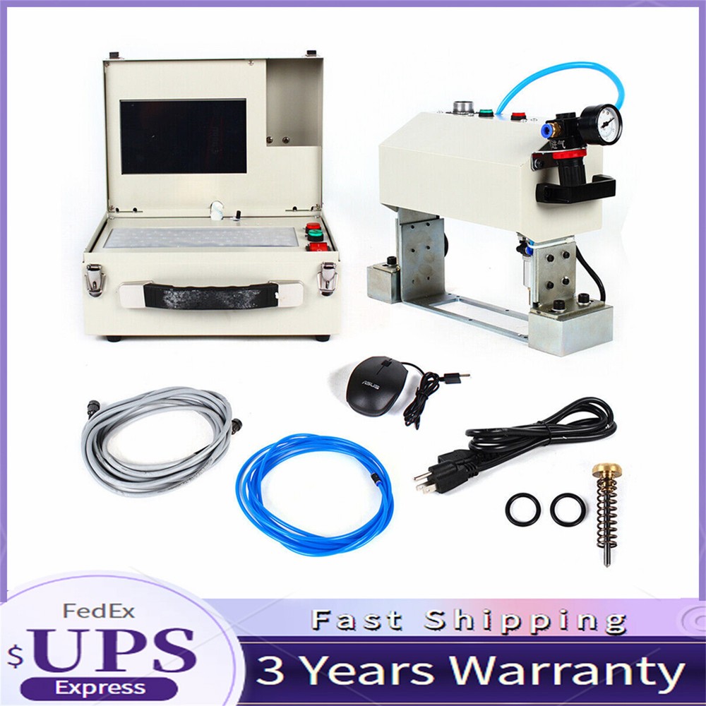 Pneumatic Dot Peen Marking Machine Chassis Number VIN Code Maker Engraving