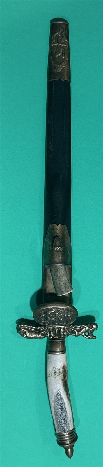 German Hunting Sword, Scabbard, Weyersberg & Co Solingen �Waidmannsheil�