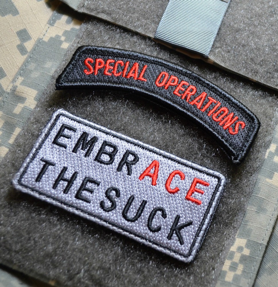 KANDAHAR WHACKER© MARSOC RAIDERS FORCE RECON SSI: Subdued Reverse War-Torn Flag