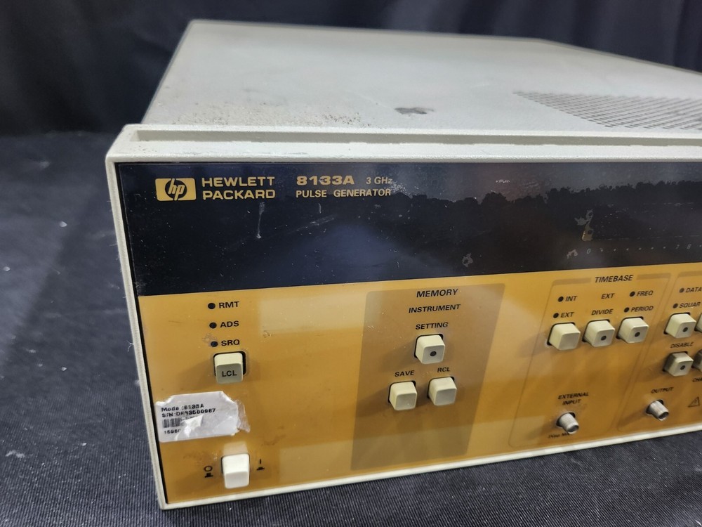 HP 8133A Pulse Generator, 3 GHz, AS-IS (0987)
