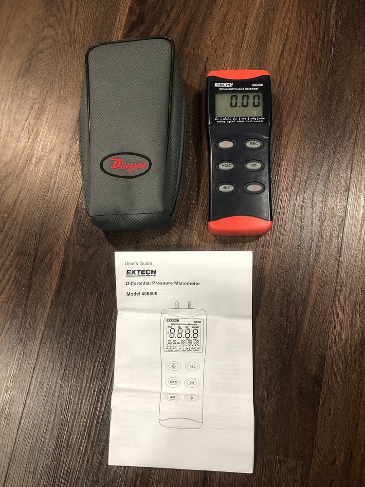 Extech instruments differential pressure manometer Model 406800 - Free shipping
