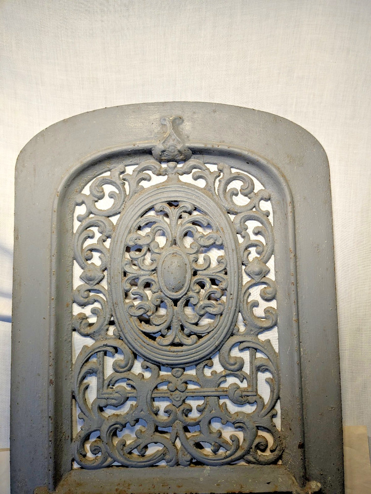 Antique Cast Iron Arched Fireplace Summer Front Cover