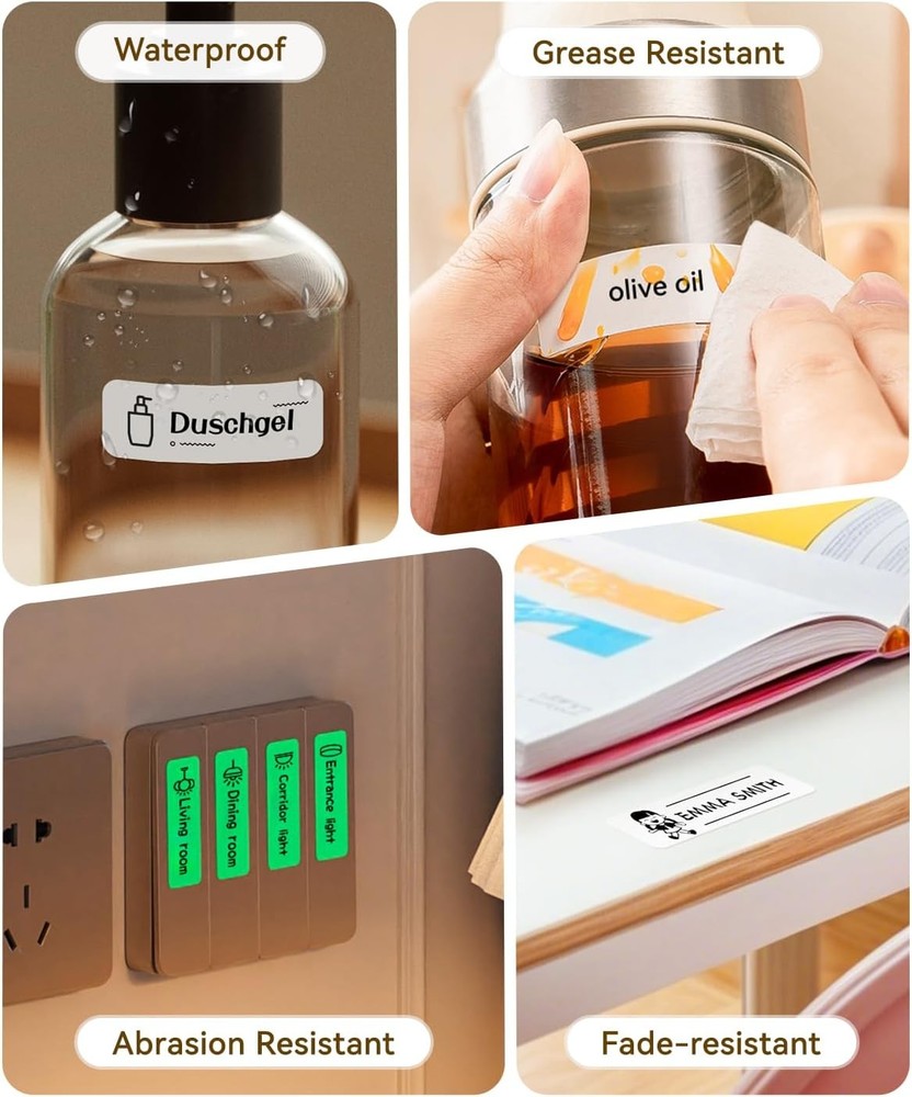 NIIMBOT Label Maker Machine Bluetooth Label Printer for School Home Office Organ