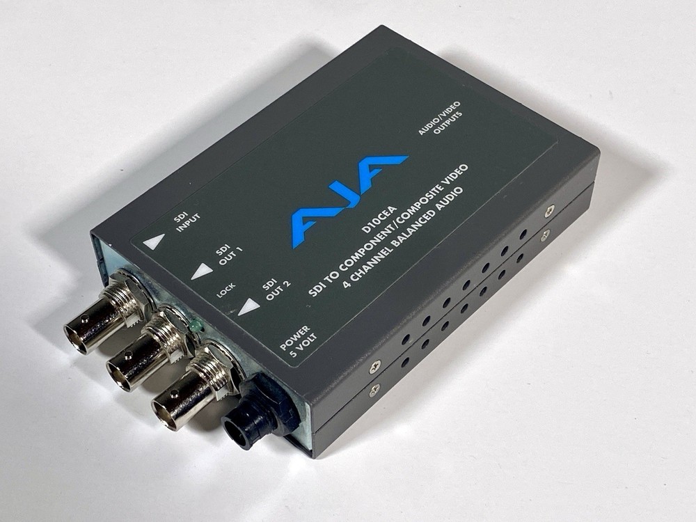 AJA D10CEA SDI Video & Audio Digital to Analog Transcoder