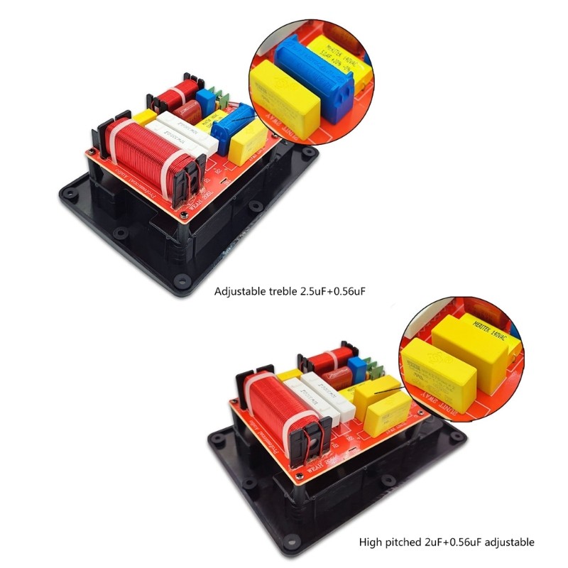 280W Adjustable Crossover for High and Low Speakers Frequency Divider 6dB/12dB
