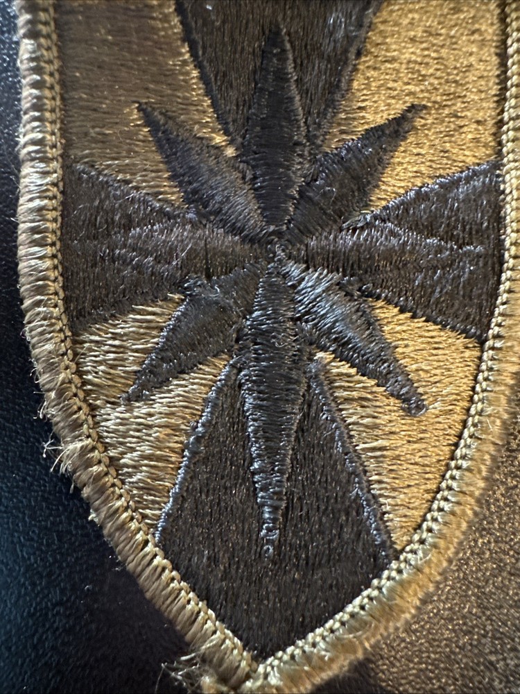 US Army 8th Field Army Support Command Subdued Sew On Shoulder Patch Insignia