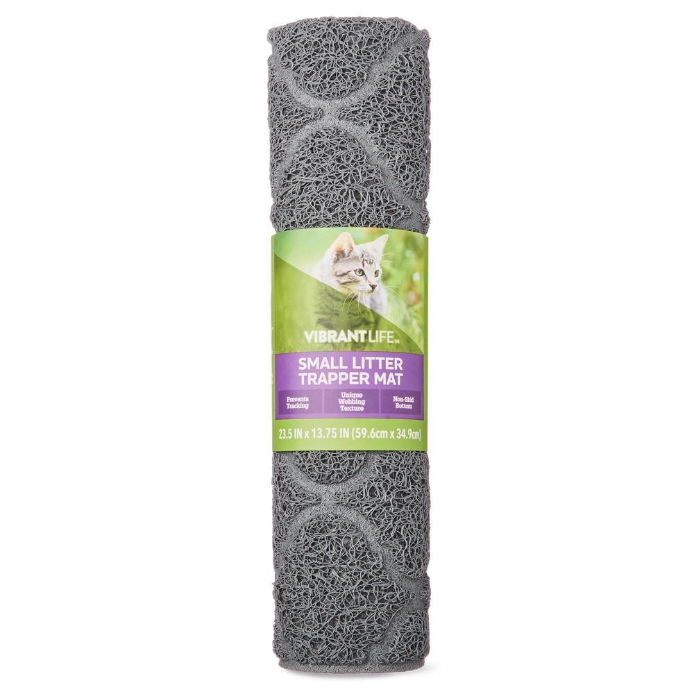 Life Large Trapper Litter Mat, 35" x 23", Gray