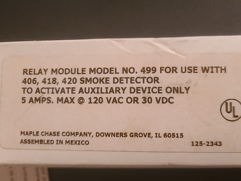 NEW IN BOX FireX 499 Reversing Relay Module