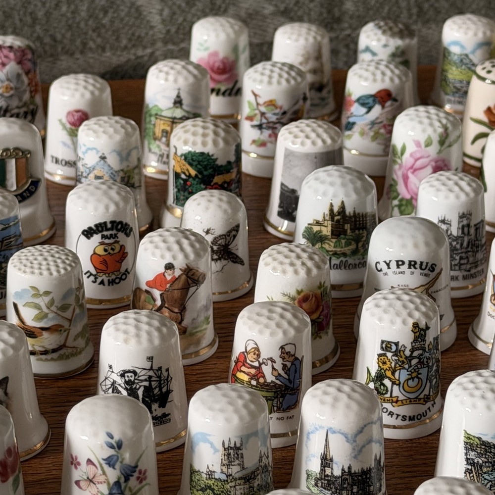Large Thimble Collection - Over 250 Pieces