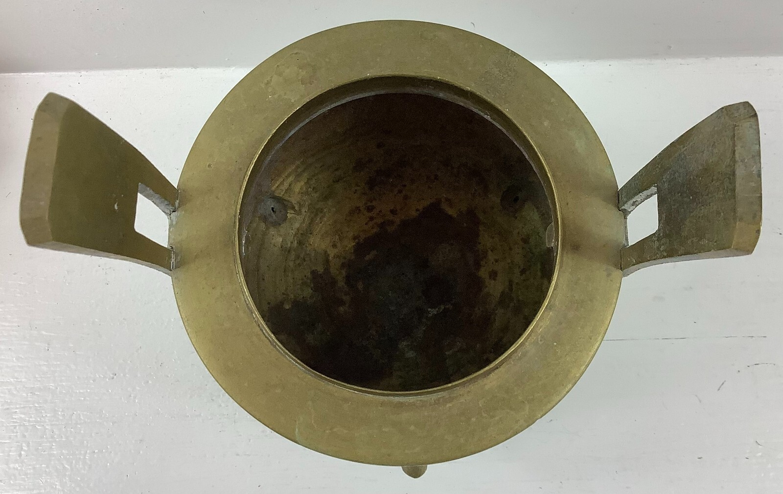 Vintage Metal Asian Chinese Censer Incense Burner