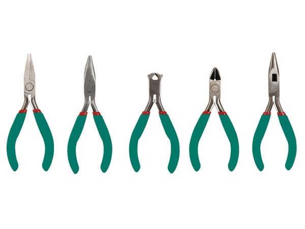 Velleman VTSETN Tool Set / 5 Piece Precision Plier Set