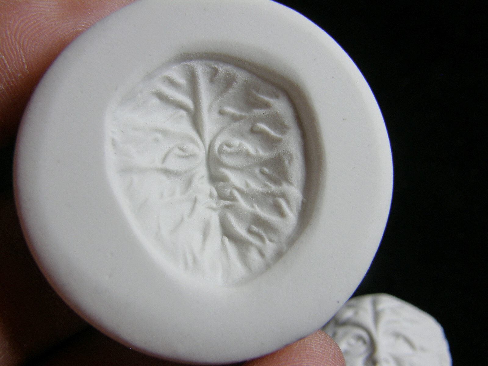 Small Green Man Face Polymer Clay Mold MD1555
