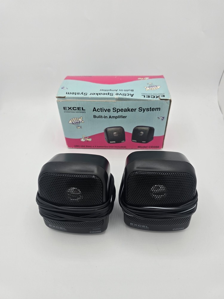 EXCEL International Active Speaker System w/ Built in Amplifier UM3 Model CD288