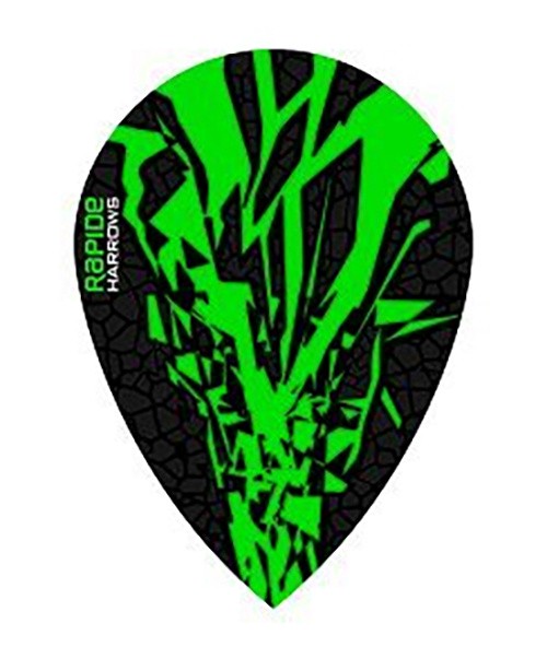 Harrows Rapide X Pear Dart Flights