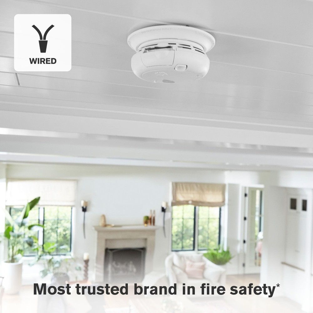 First Alert Combination Smoke & Carbon Monoxide Alarm, Interconnect Hardwire ...