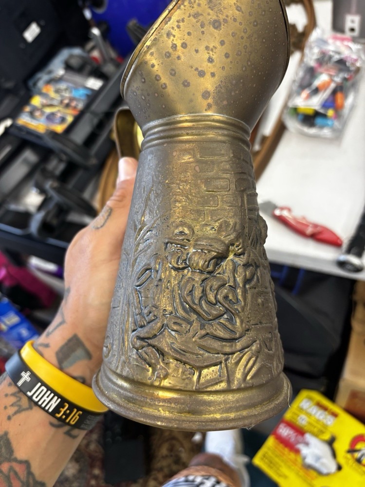 Vintage Brass Water Pitcher Made In England