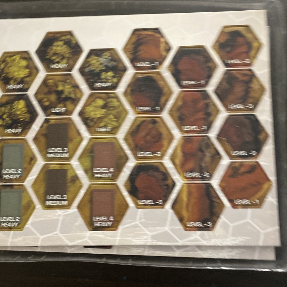Battletech Hexpack Mountains and Canyons VG