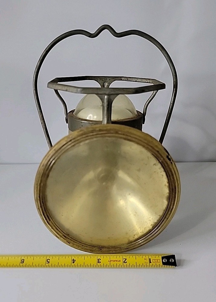 Vintage Delta Powerlite Lantern, 7 Inch, USA, Rusty, Untested