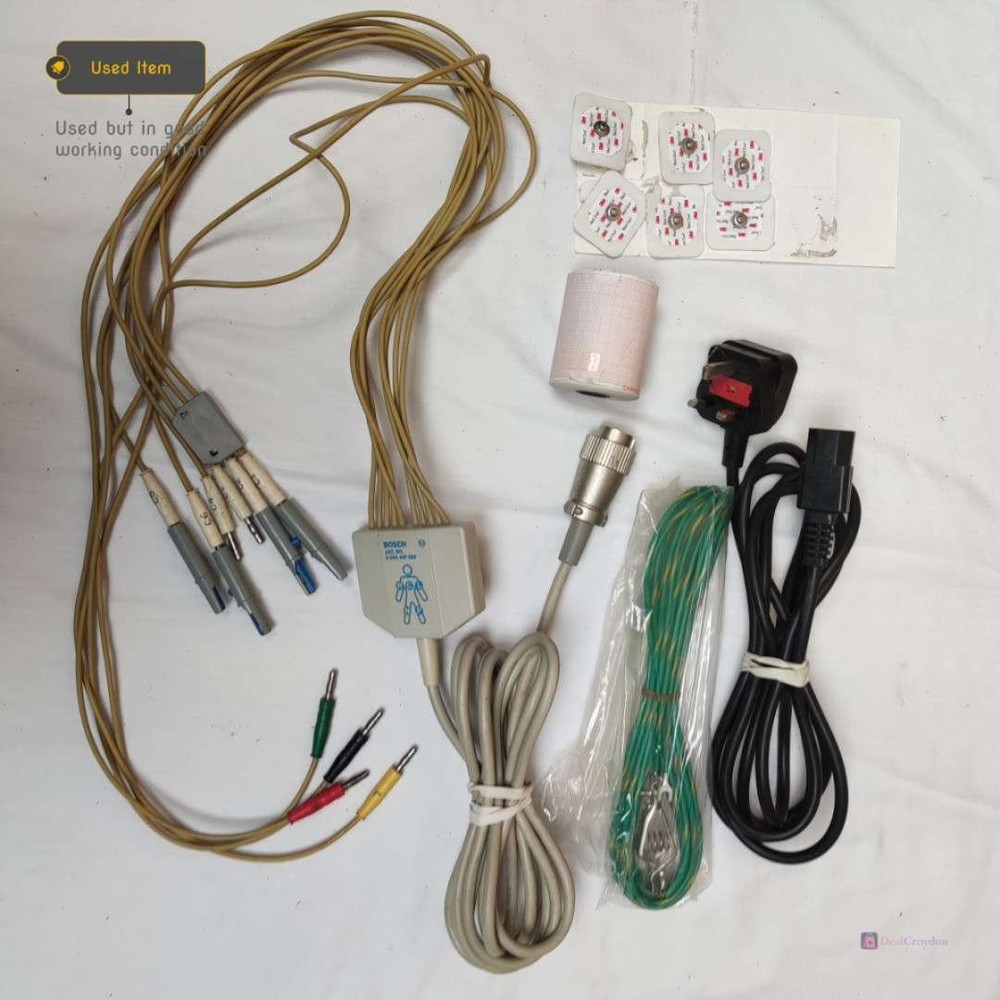 BOSCH EKG601 ELECTROCARDIOGRAPH WITH CABLES