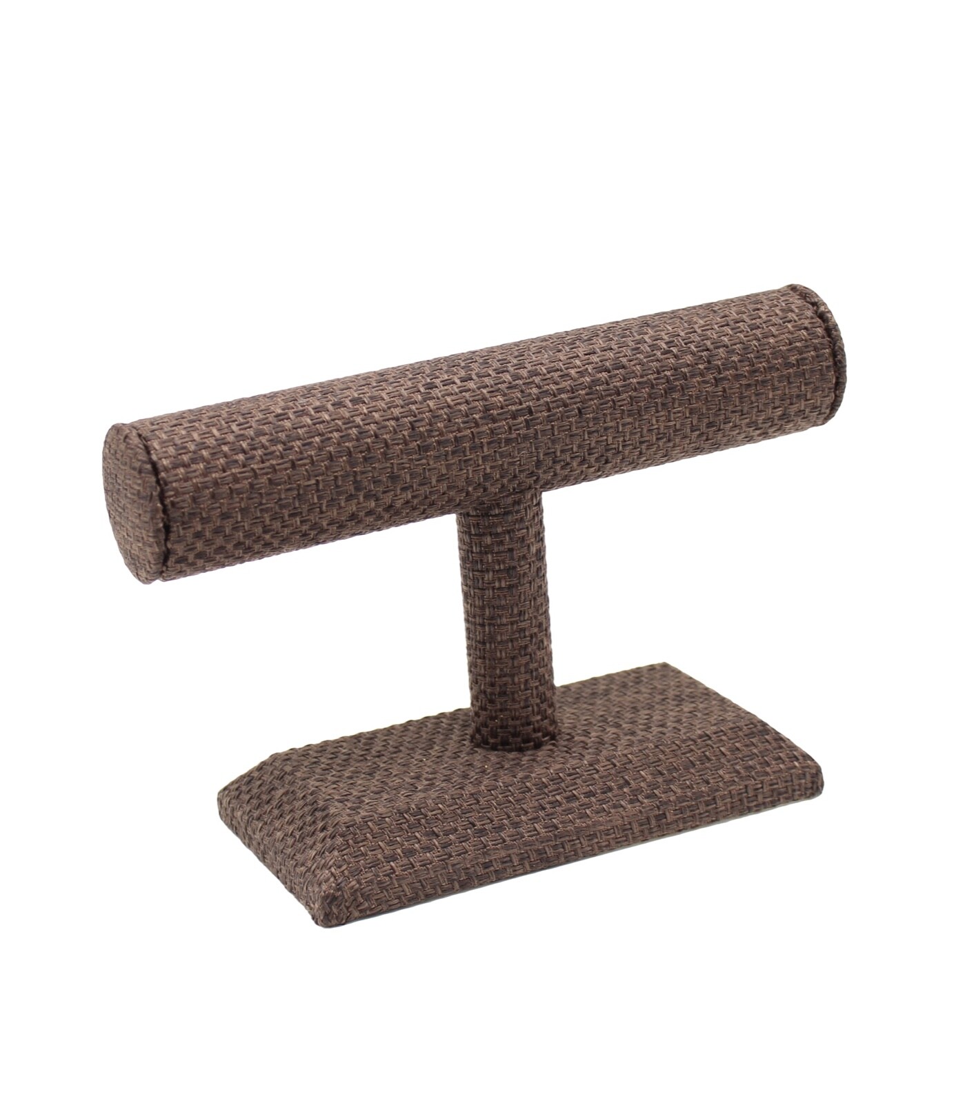 Vintage Bracelet T-Bar Jewelry Organizer  Bangle Rack Stand Dark Brown