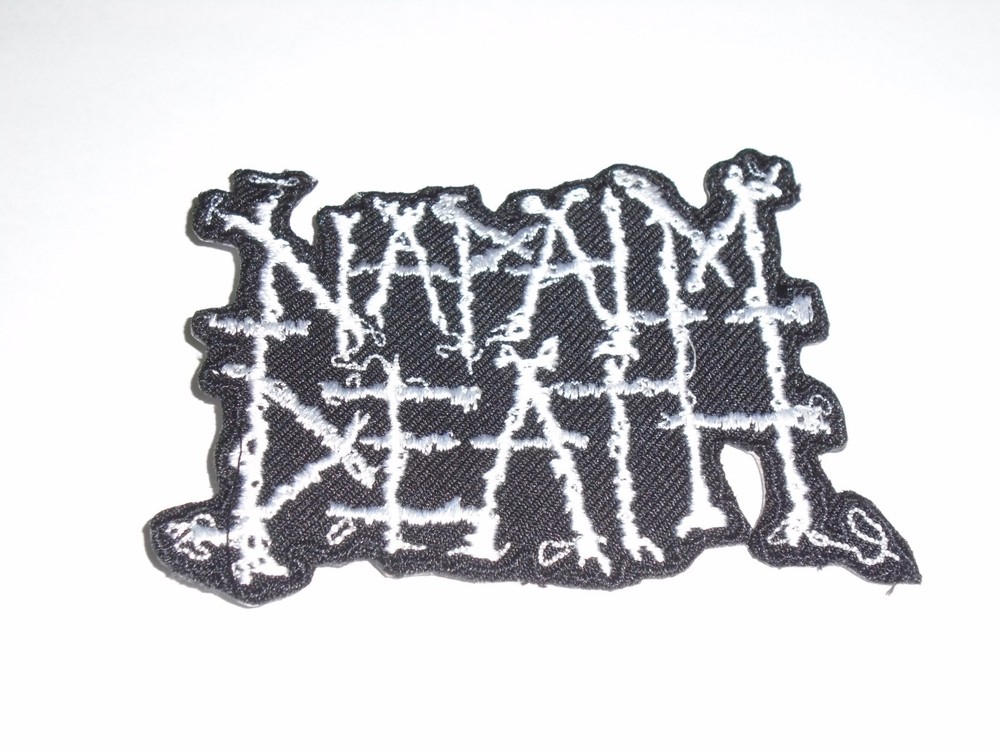 NAPALM DEATH IRON ON EMBROIDERED PATCH