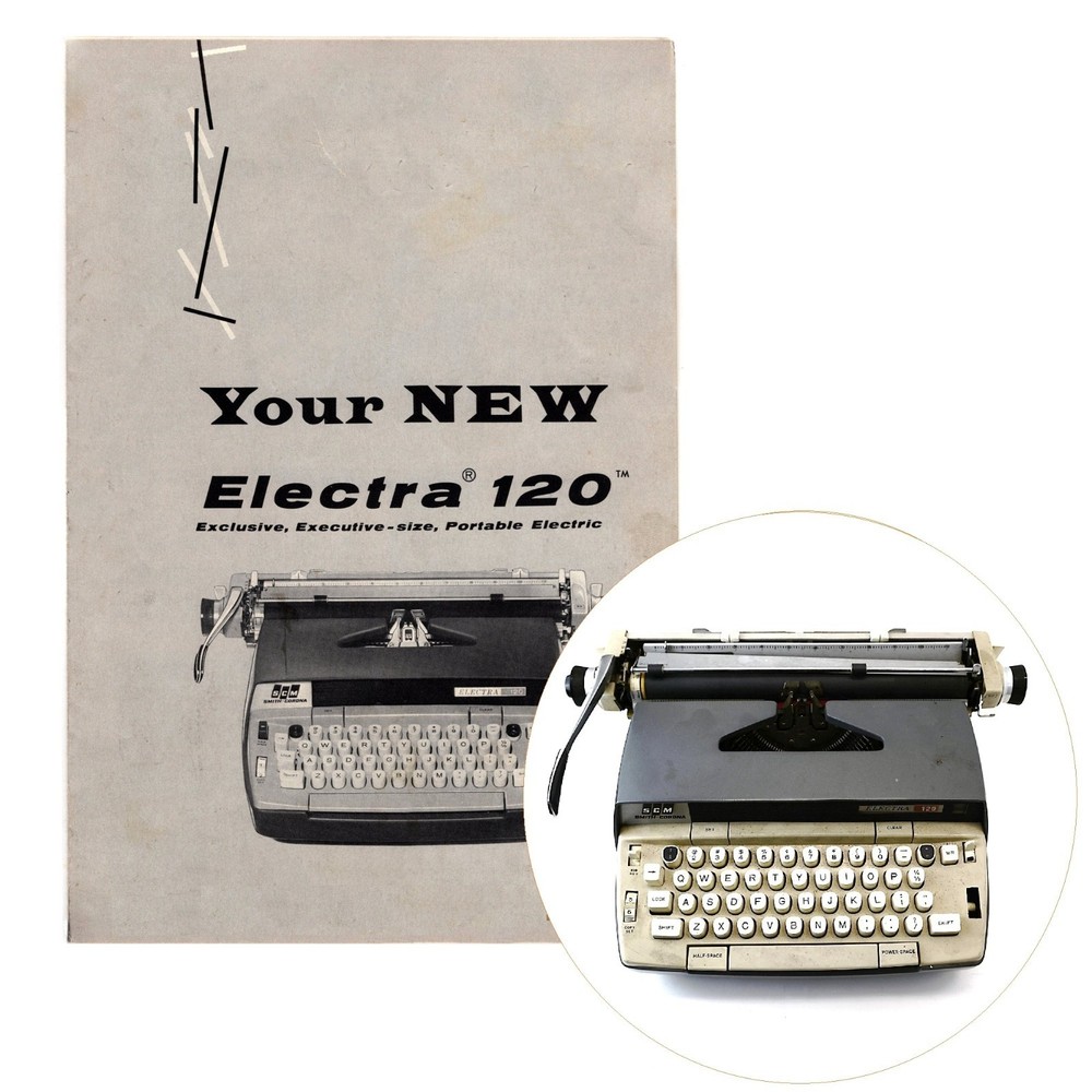 Smith Corona Electra 120 Typewriter Instruction Manual User Repro SCM Electric