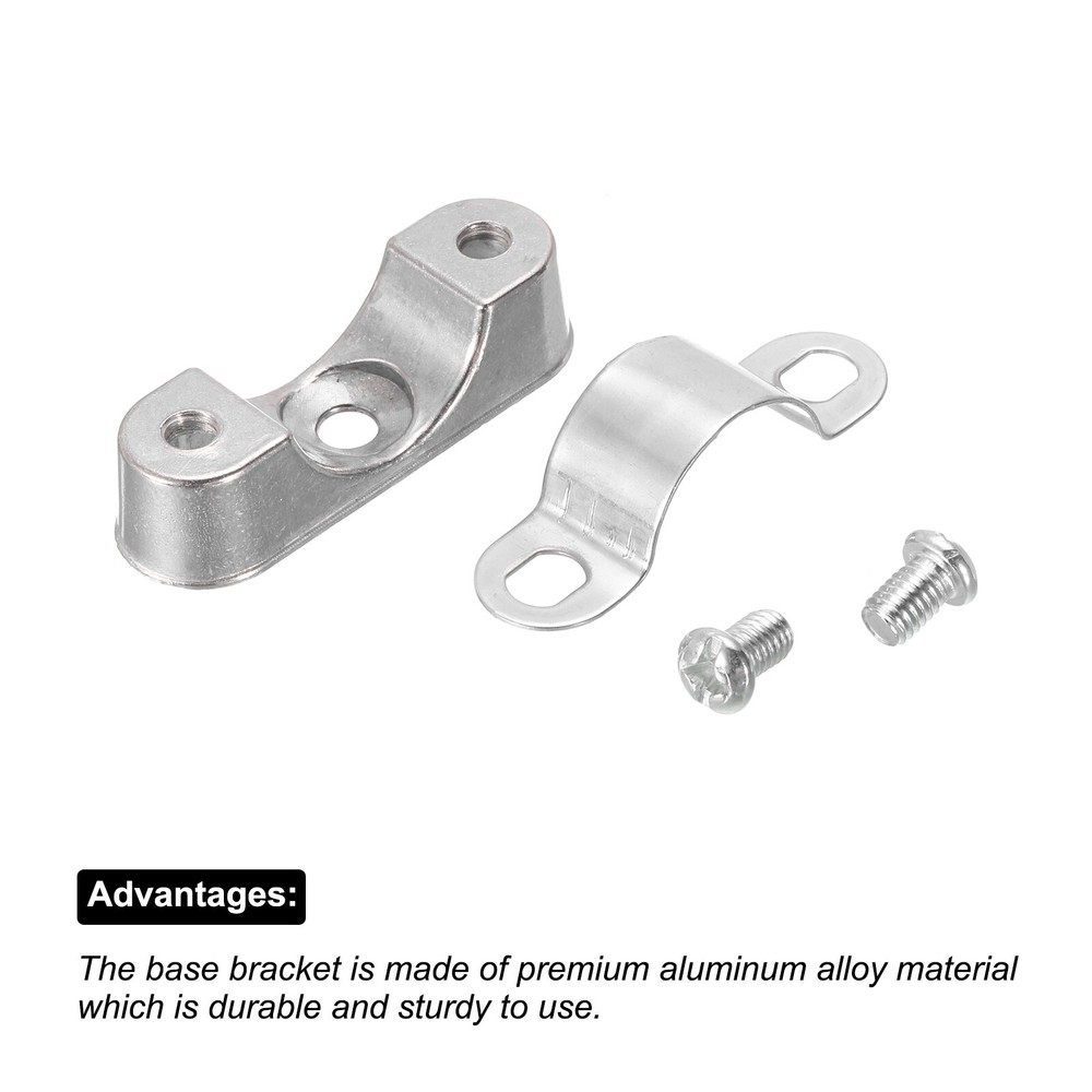 10Pcs Pipe Support Pipe Bracket Clamp Wall Mount Ceiling Mount for 25mm Pipe