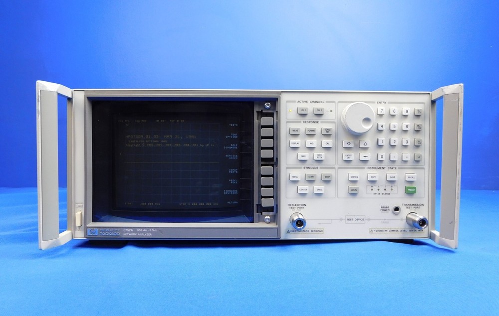 Agilent HP Keysight 8752A RF Network Analyzer 300 kHz to 1.3 GHz * Option 003