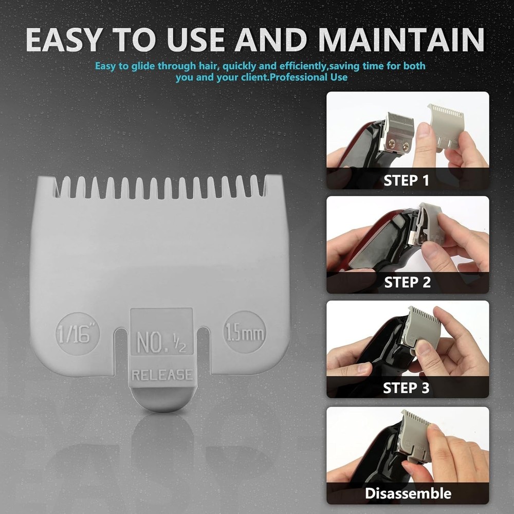 1/16" Wahl Professional Attachment Clipper Guide Replacement Guard 1.5mm #1/2