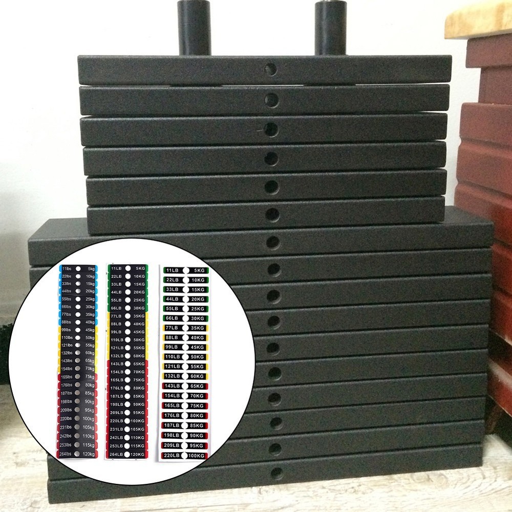 Fitness Equipment Stickers Training Efficiency Multiple Weight Options