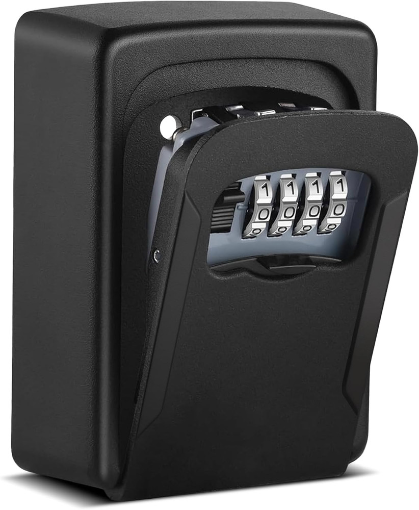 Key Lock Box,Combination Lockbox Wall-Mounted Key Storage Box for Keys,Large Key