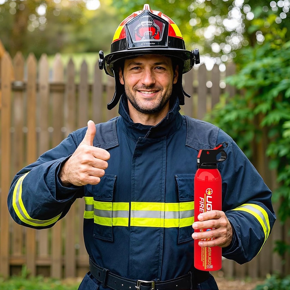 21oz Portable Fire Extinguisher for Home, Kitchen & Camping