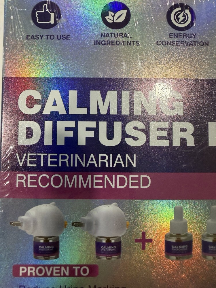 Calming Diffuser Kit 6 In 1 for Cats 30 days refill for diffuser Vet Recomme NEW