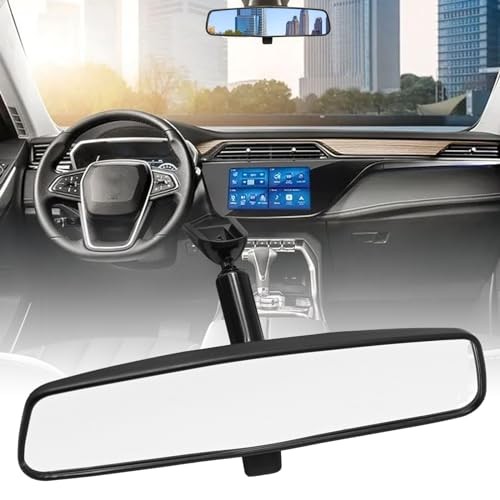 10.5" Universal Rear View Mirror, Interior Rearview Mirror Kit Replacement for