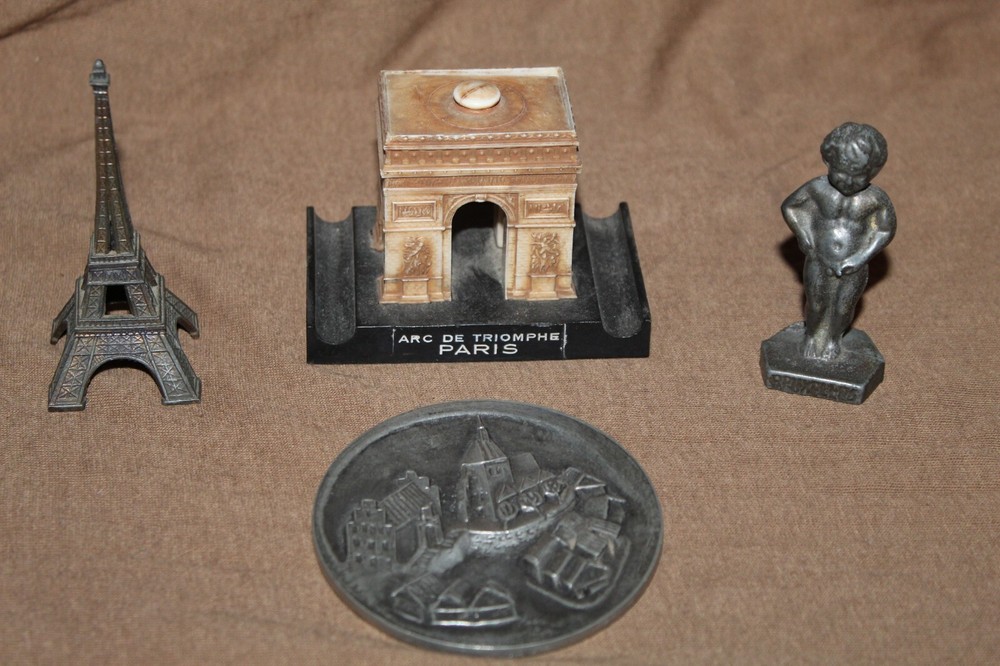 Original WW2 U.S. Army Combat Soldiers Wartime European Souvenir Bring Back Lot