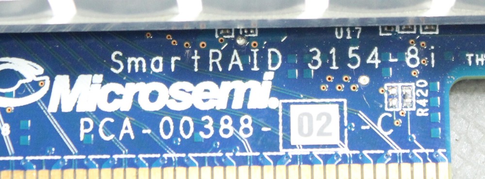 Microchip Adaptec SMARTRAID 3154-8i 2291000-R RAID Adapter Card