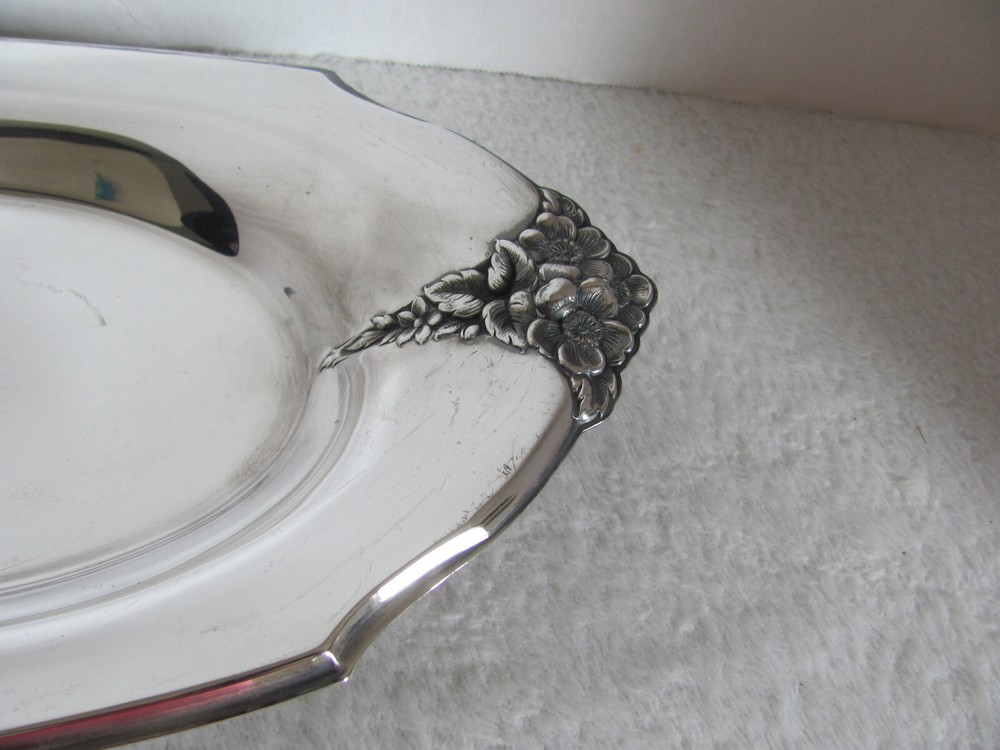 Vintage Webster Wilcox Silverplated Serving Tray/Platter 13 1/4" x 7"