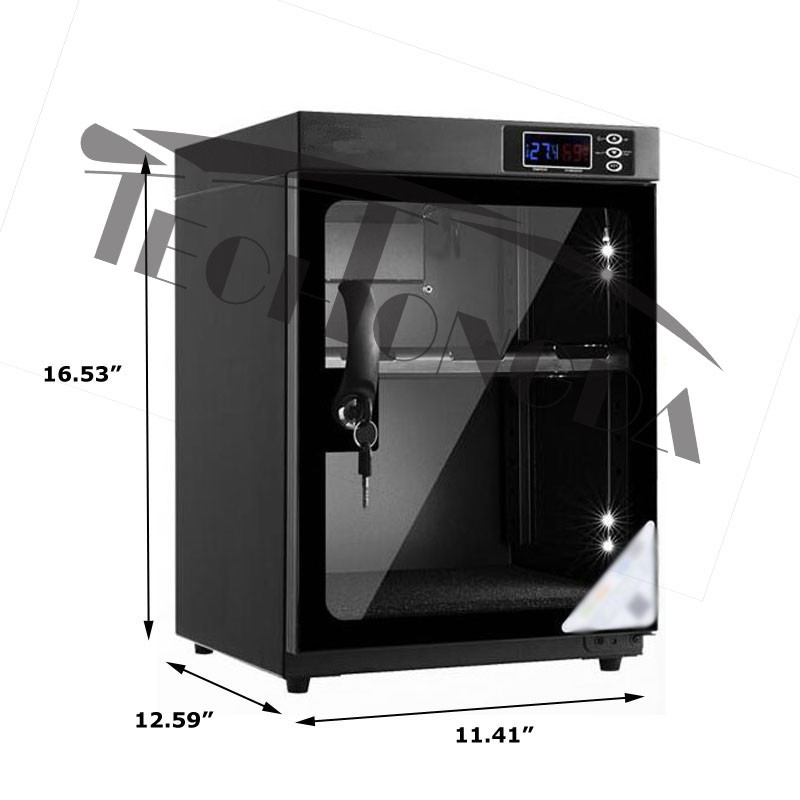 30L 2 Tiers Digital Control Camera & Lens Dehumidify Storage