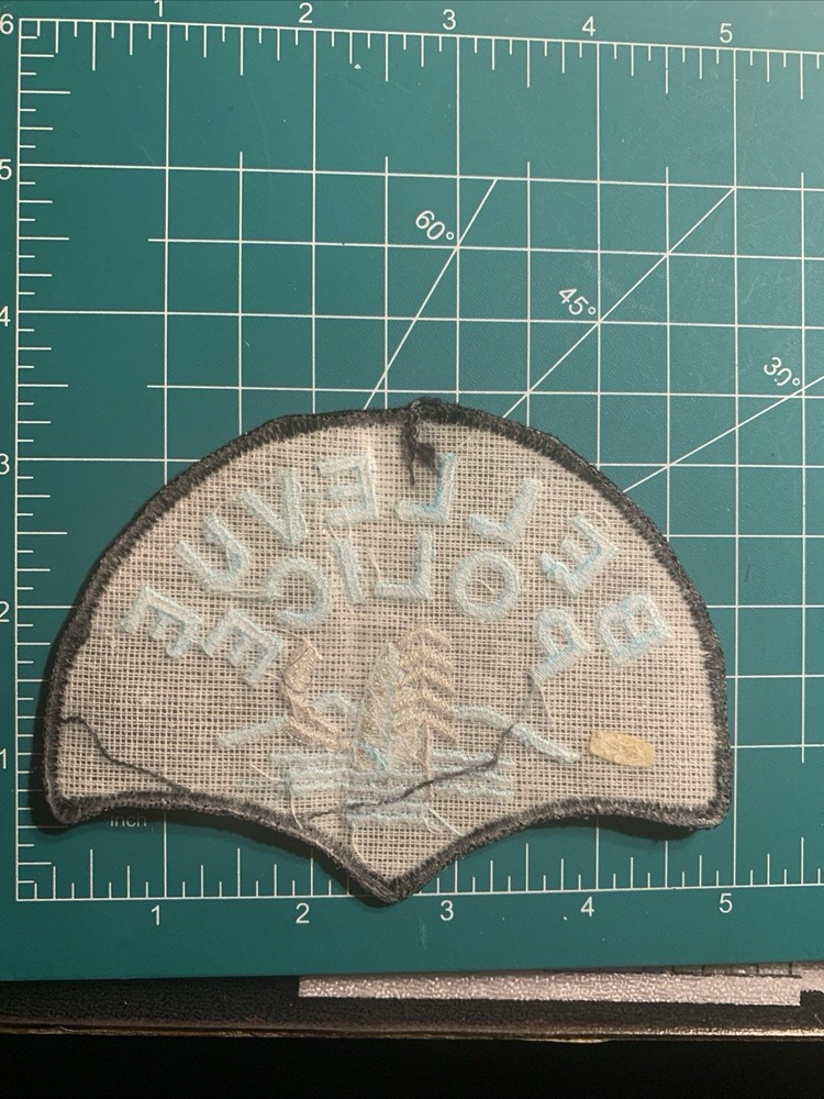 BELLEVUE POLICE EARLY VEST PATCH 9B
