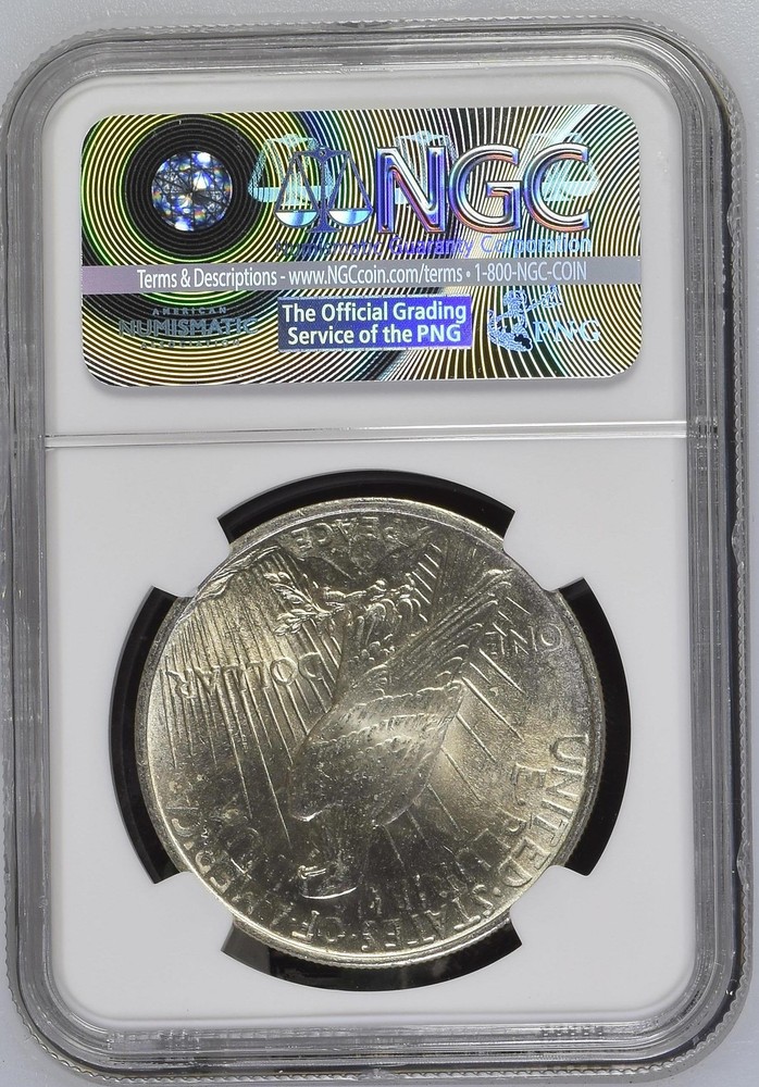 1924 Peace Silver Dollar NGC MS-63