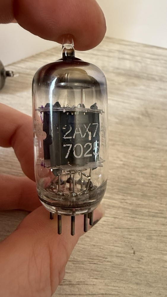 GE 12AX7A 7025 NOS Tubes - Matched Pair