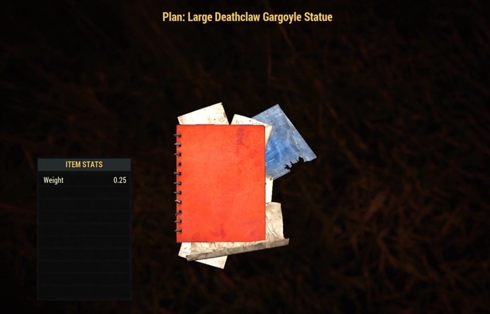 (Xbox) Large Deathclaw Gargoyle Statue Plan