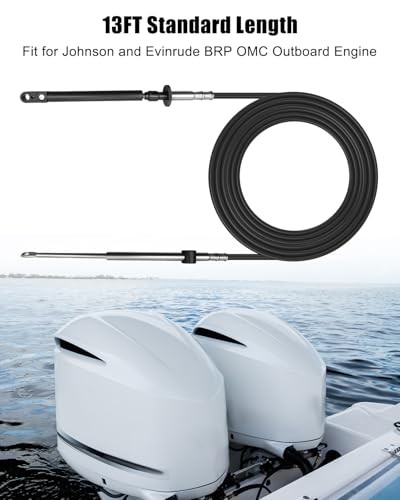 14FT Throttle Shift Remote Control Cable Fit for Johnson Evinrude BRP OMC