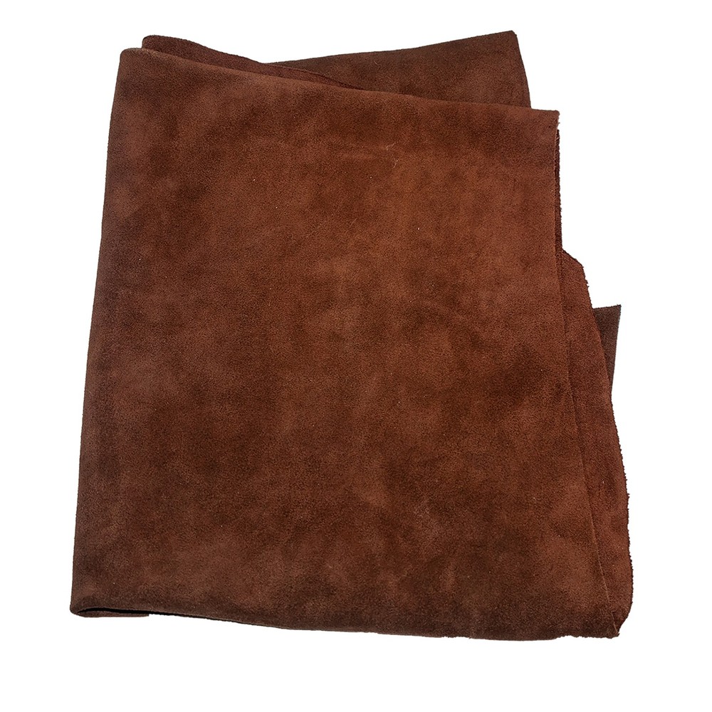 Realeather(R) Crafts Suede Cowsplit-Medium Brown