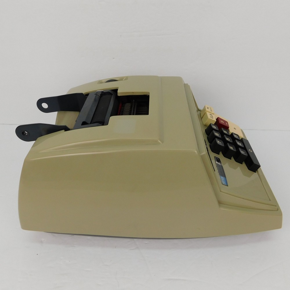 Vtg Commodore 207CB Electronic Business Adding Machine W/ Extra Rolls Tested